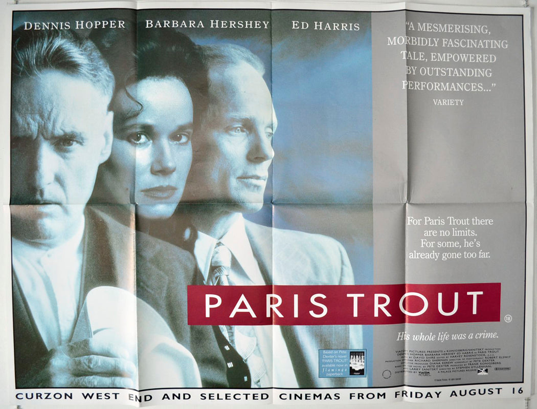 Paris Trout Original British Quad Poster - Movie Poster