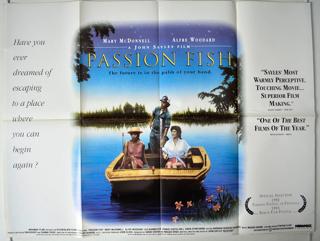 Passion Fish Original British Quad Poster - Movie Poster