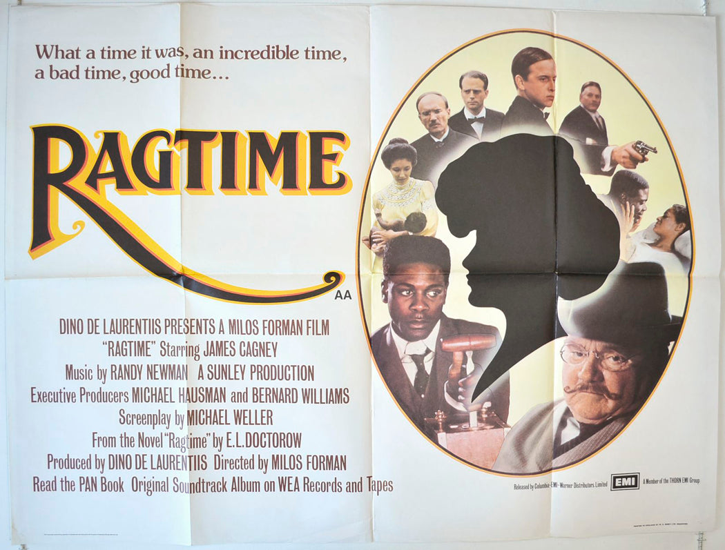 Ragtime Original British Quad Poster - Movie Poster