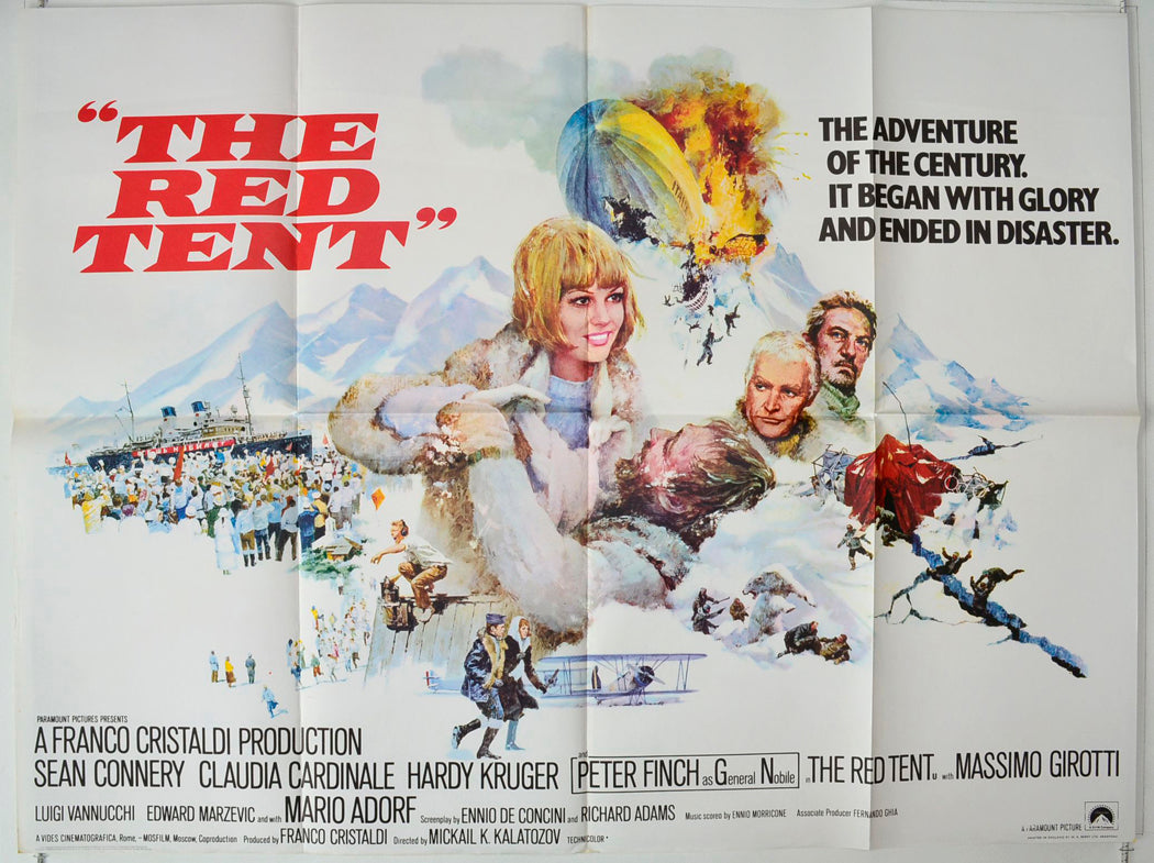 The Red Tent (a.k.a. Krasnaya palatka) Original British Quad Poster - Movie Poster