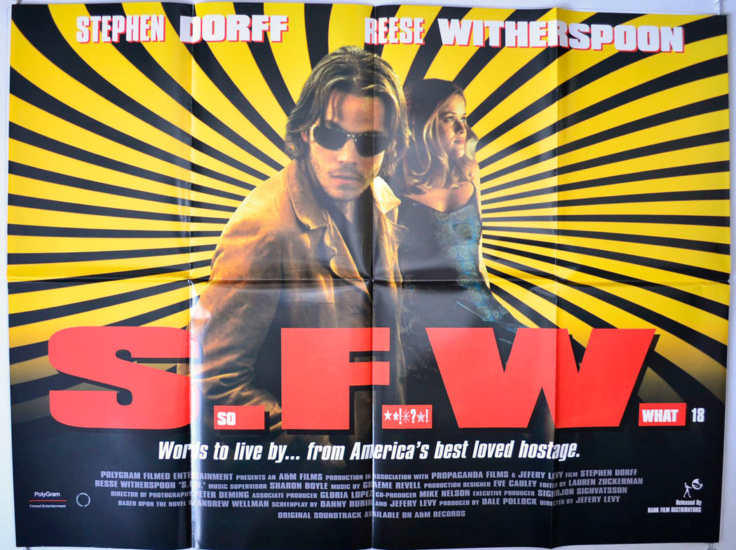 S.F.W. Original British Quad Poster - Movie Poster