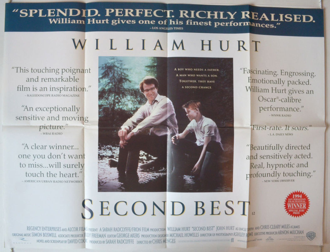Second Best Original British Quad Poster - Movie Poster