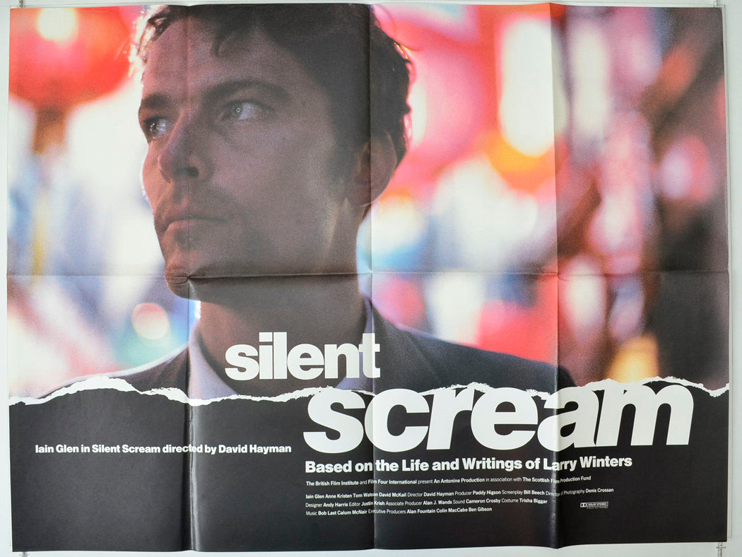 Silent Scream (Based on the life and writings of Larry Winters) Original British Quad Poster - Movie Poster