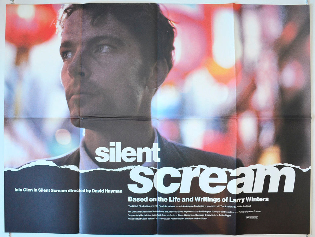 Silent Scream (Based on the life and writings of Larry Winters) Original British Quad Poster - Movie Poster
