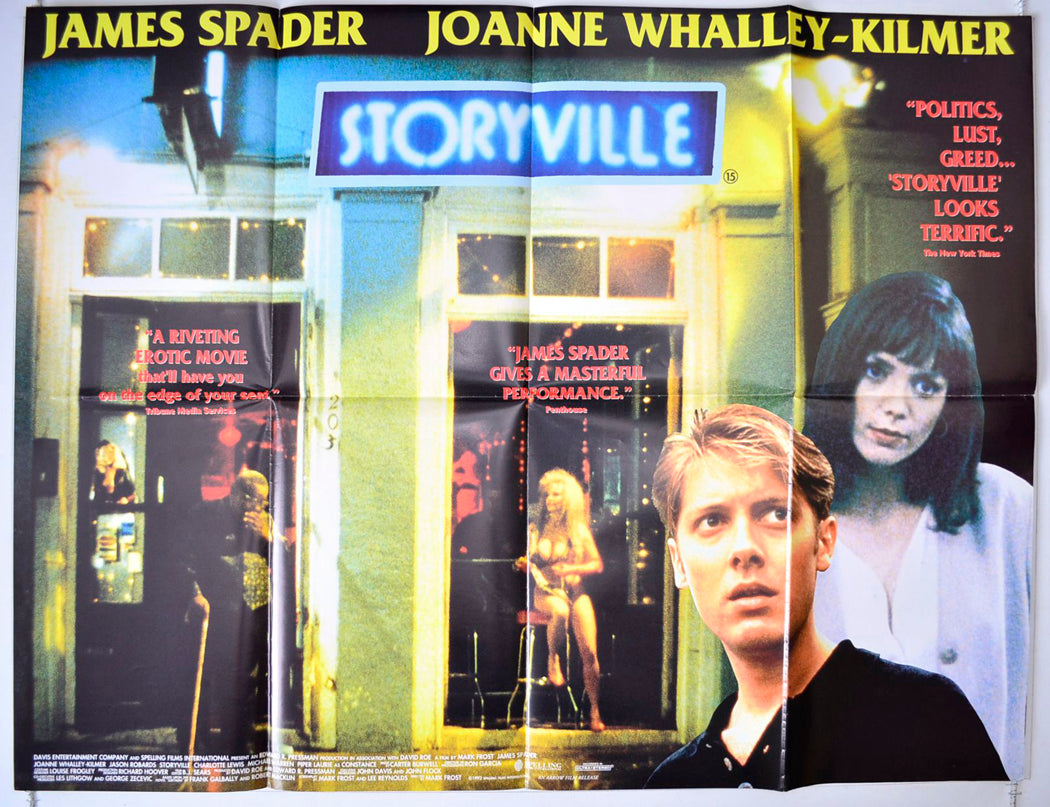 Storyville Original British Quad Poster - Movie Poster