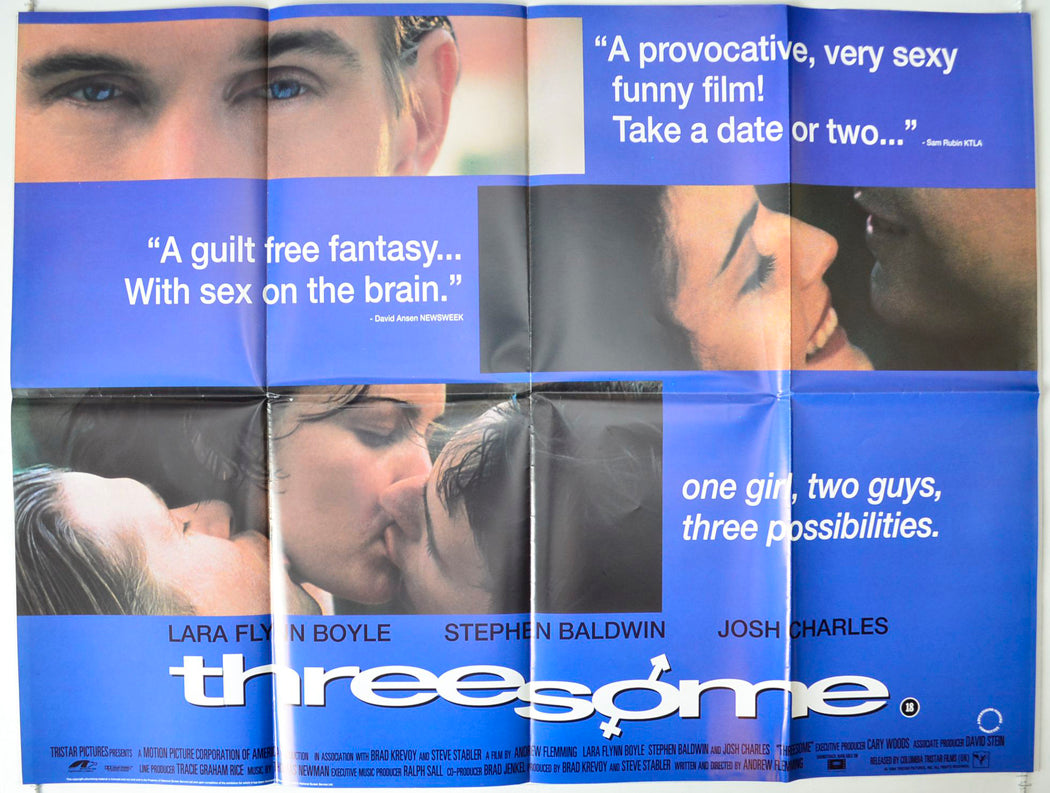 Threesome Original British Quad Poster - Movie Poster