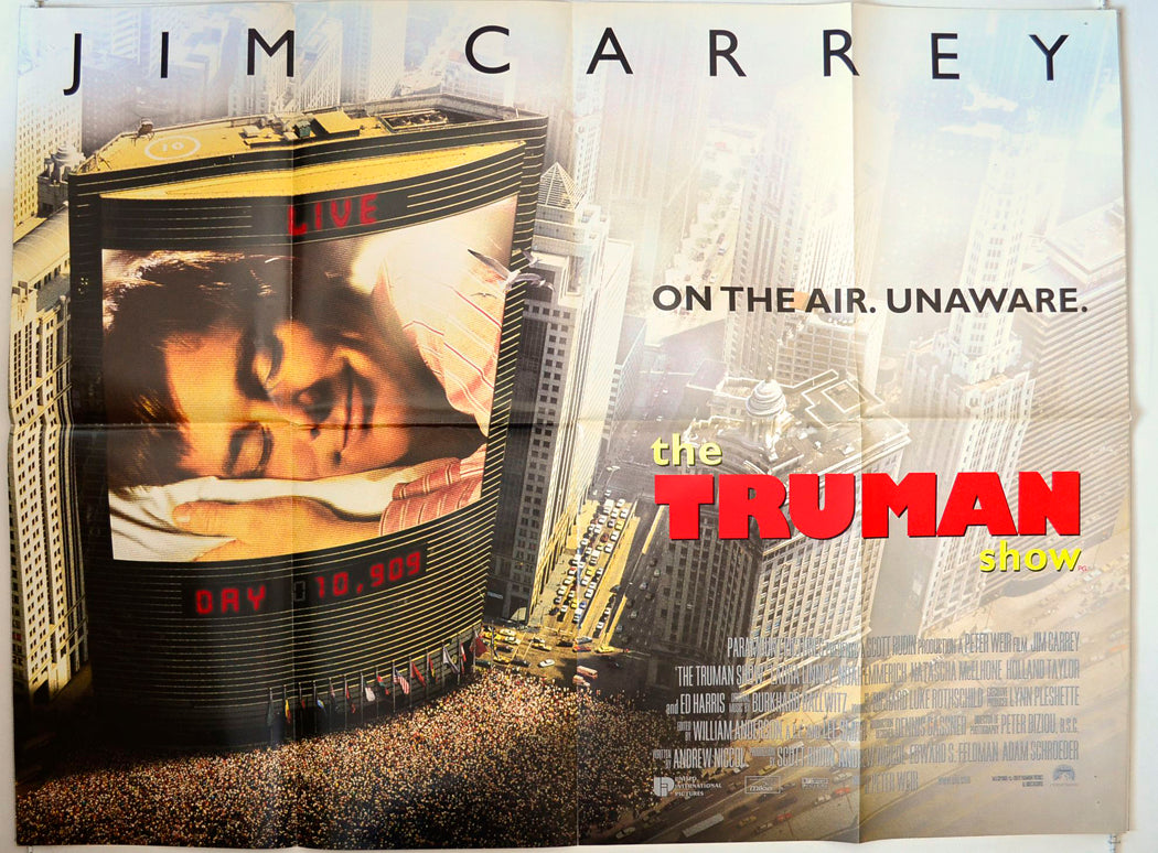 The Truman Show Original British Quad Poster - Movie Poster