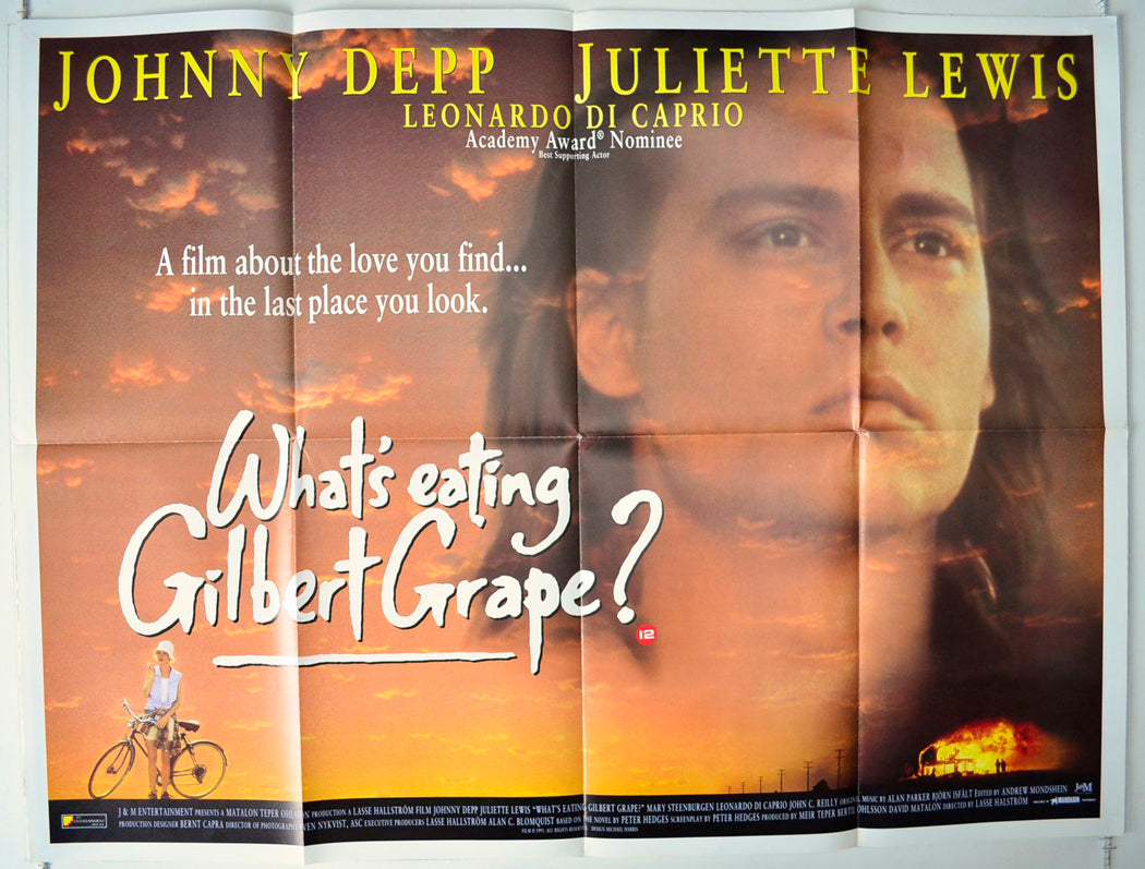 What's Eating Gilbert Grape Original British Quad Poster - Movie Poster
