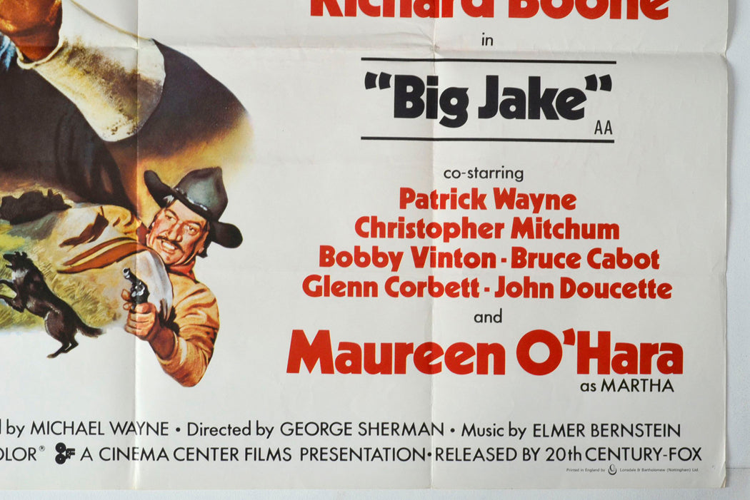 “Big Jake” Original British Quad Poster - Movie Poster