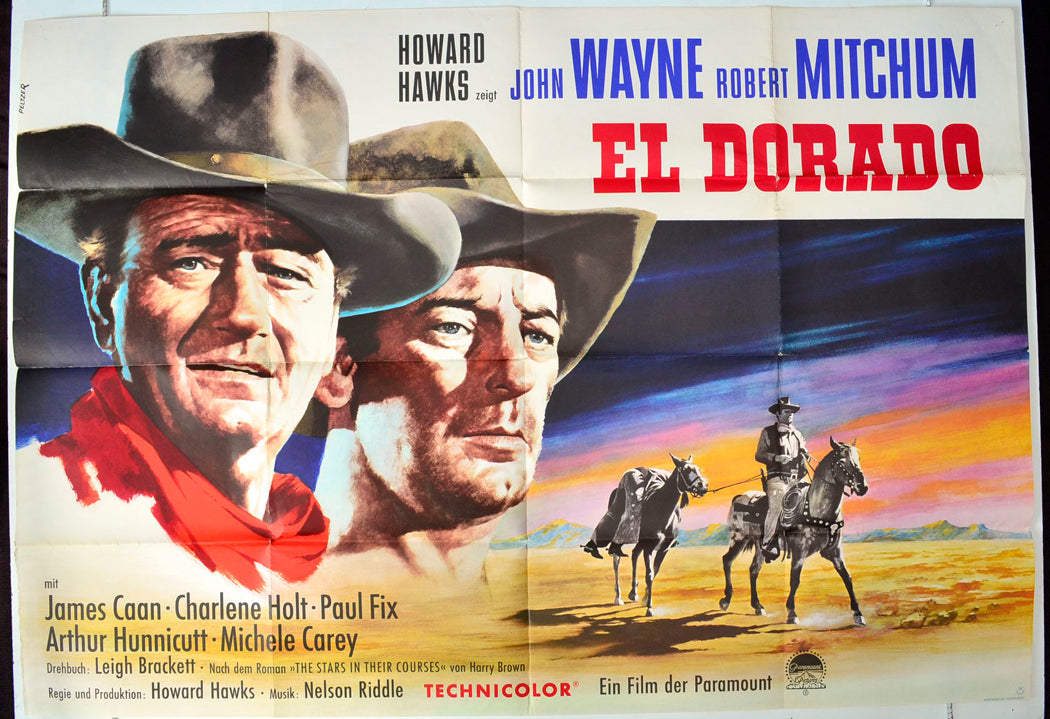 El Dorado (Original German A0 Sized Cinema Poster Very Rare !) Original German Poster - Movie Poster