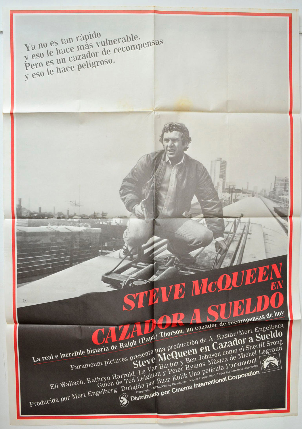 The Hunter (a.k.a. Cazador A Sueldo) Original Spanish One Sheet Poster - Movie Poster - Movie Poster - Cinema Poster