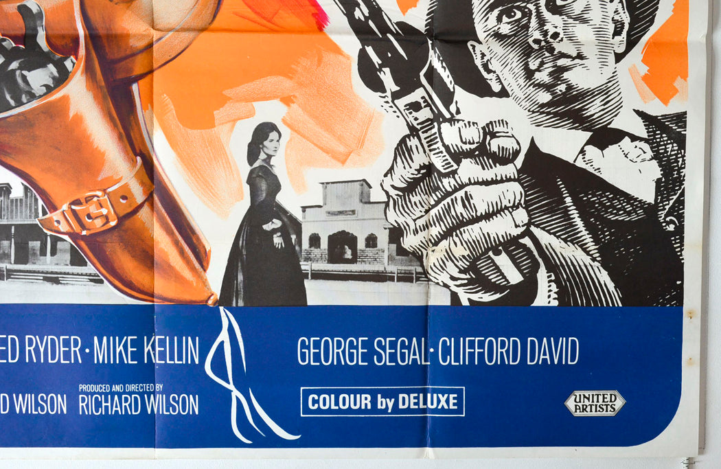 “Invitation To A Gunfighter” Original British Quad Poster - Movie Poster