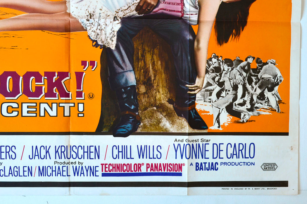 “McLintock” Original British Quad Poster - Movie Poster