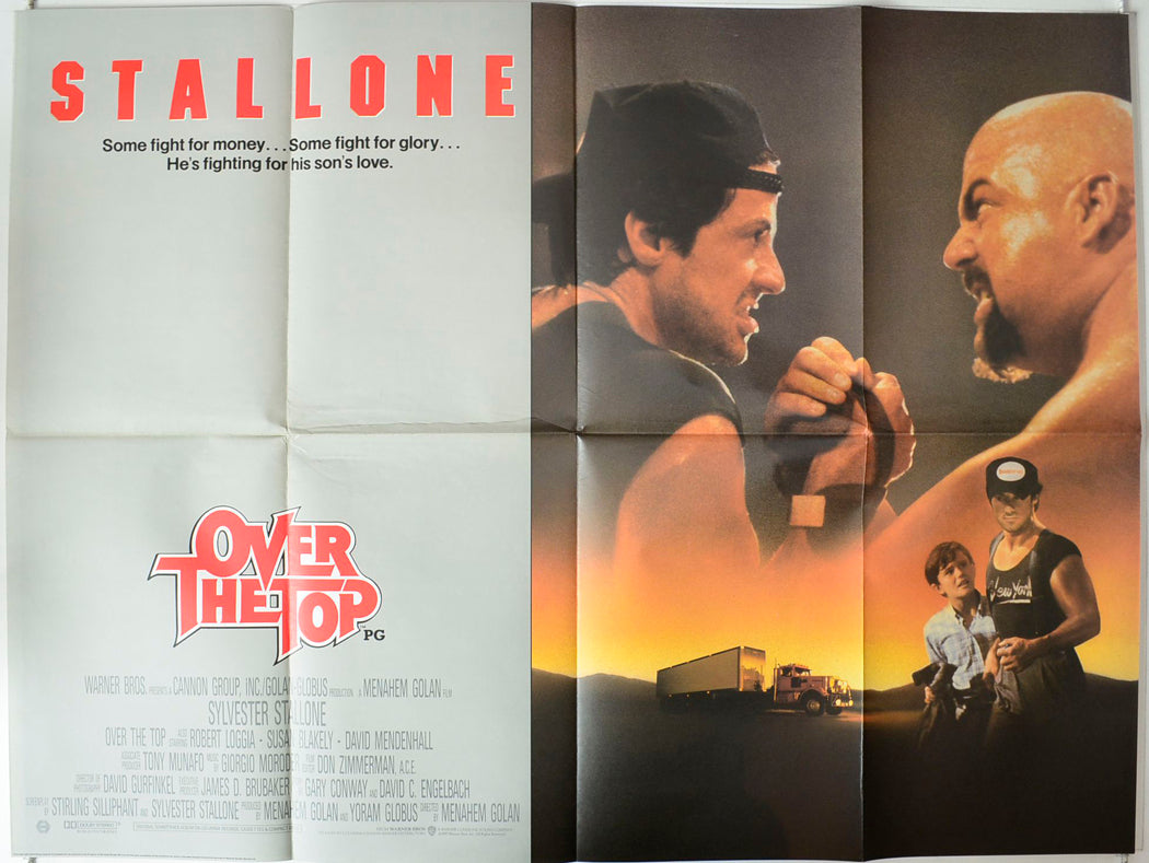 Over The Top (Design 2) Original British Quad Poster - Movie Poster