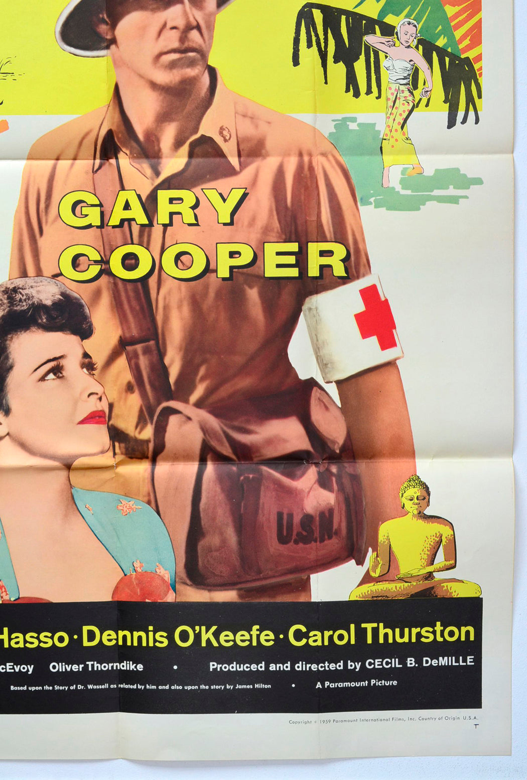 “Story Of Dr Wassell” Original One Sheet Poster - Movie Poster