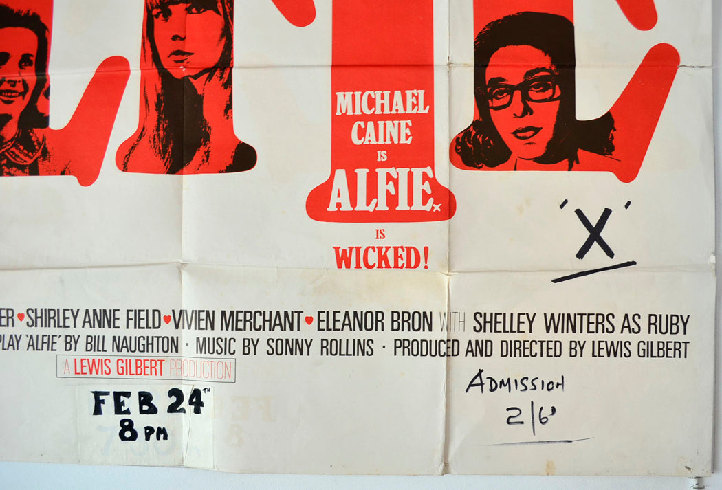 “Alfie” Original British Quad Poster - Movie Poster