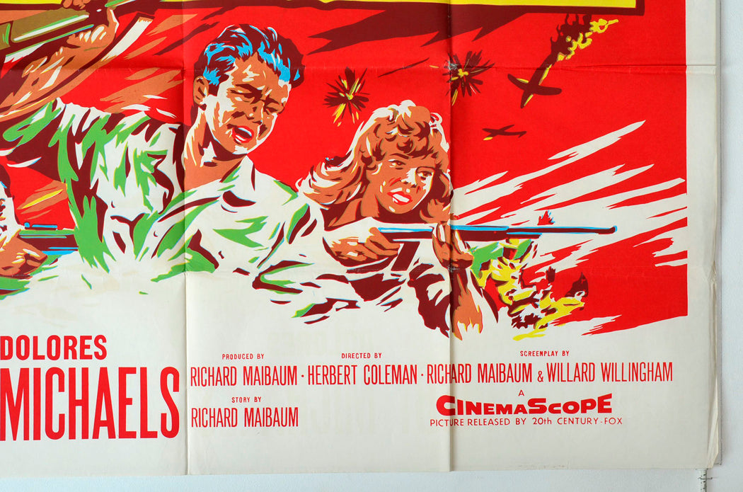 “Battle On The Beach” Original British Quad Poster - Movie Poster