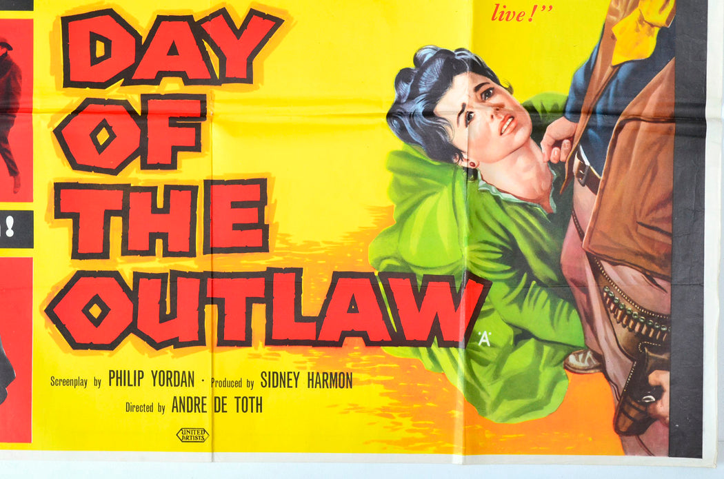 “Day Of The Outlaw” Original British Quad Poster - Movie Poster