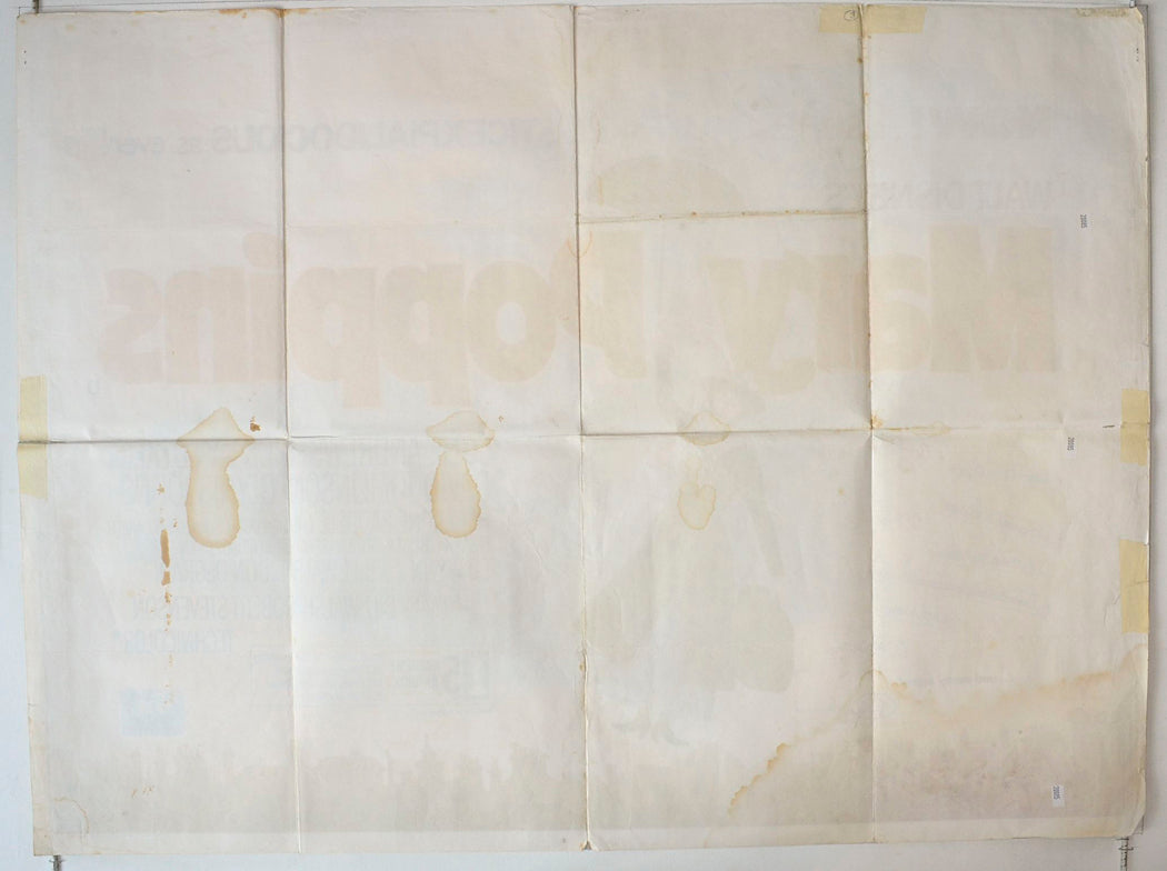 “Mary Poppins” Original British Quad Poster - Movie Poster