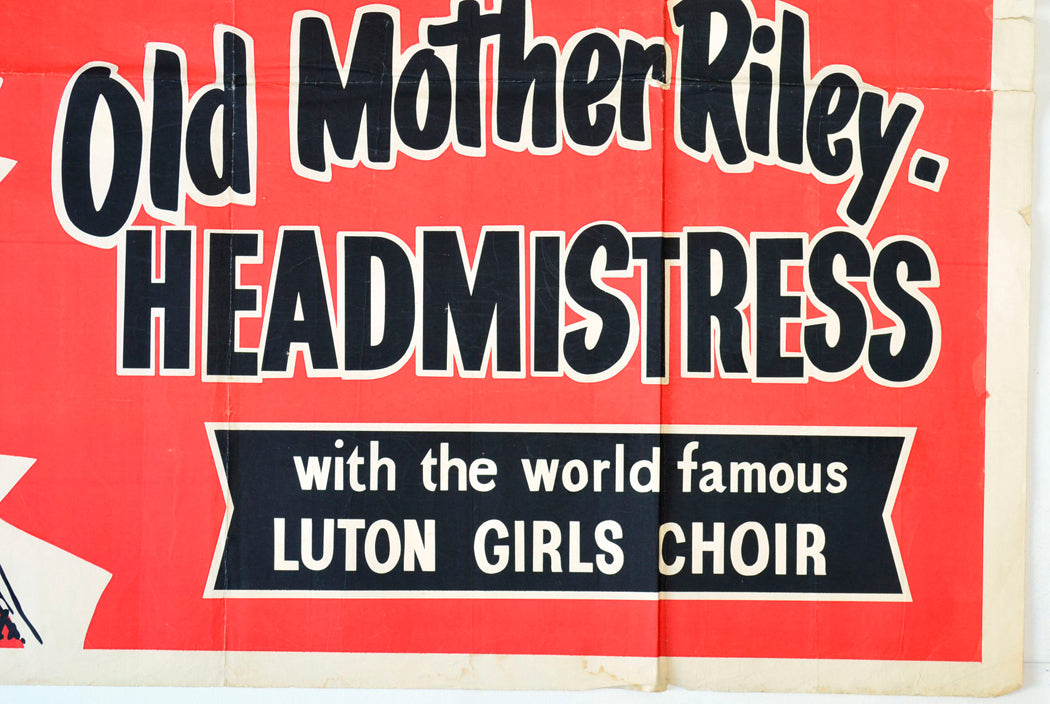 “Old Mother Riley Headmistress” Original British Quad Poster - Movie Poster
