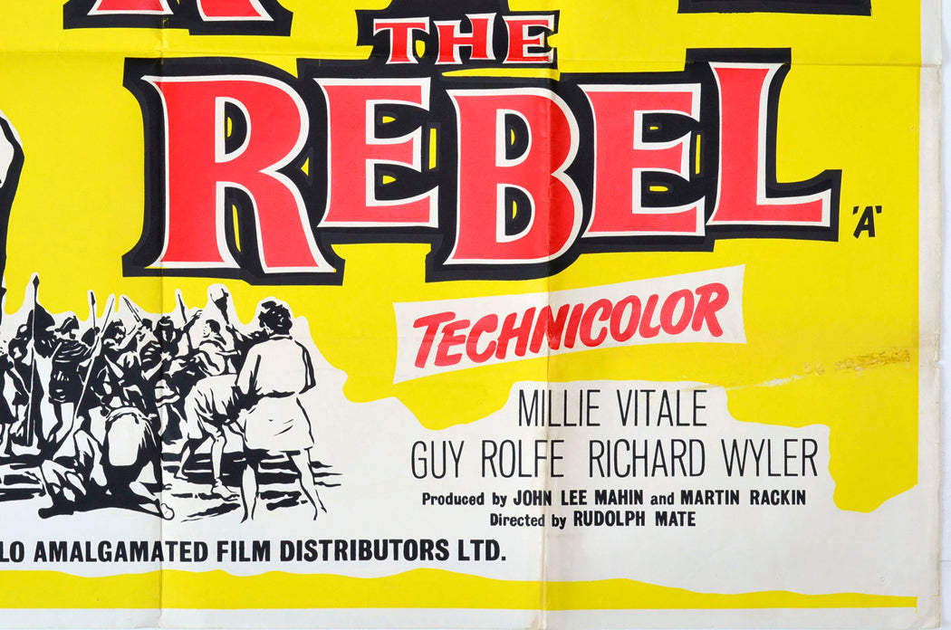 “Revak The Rebel” Original British Quad Poster - Movie Poster
