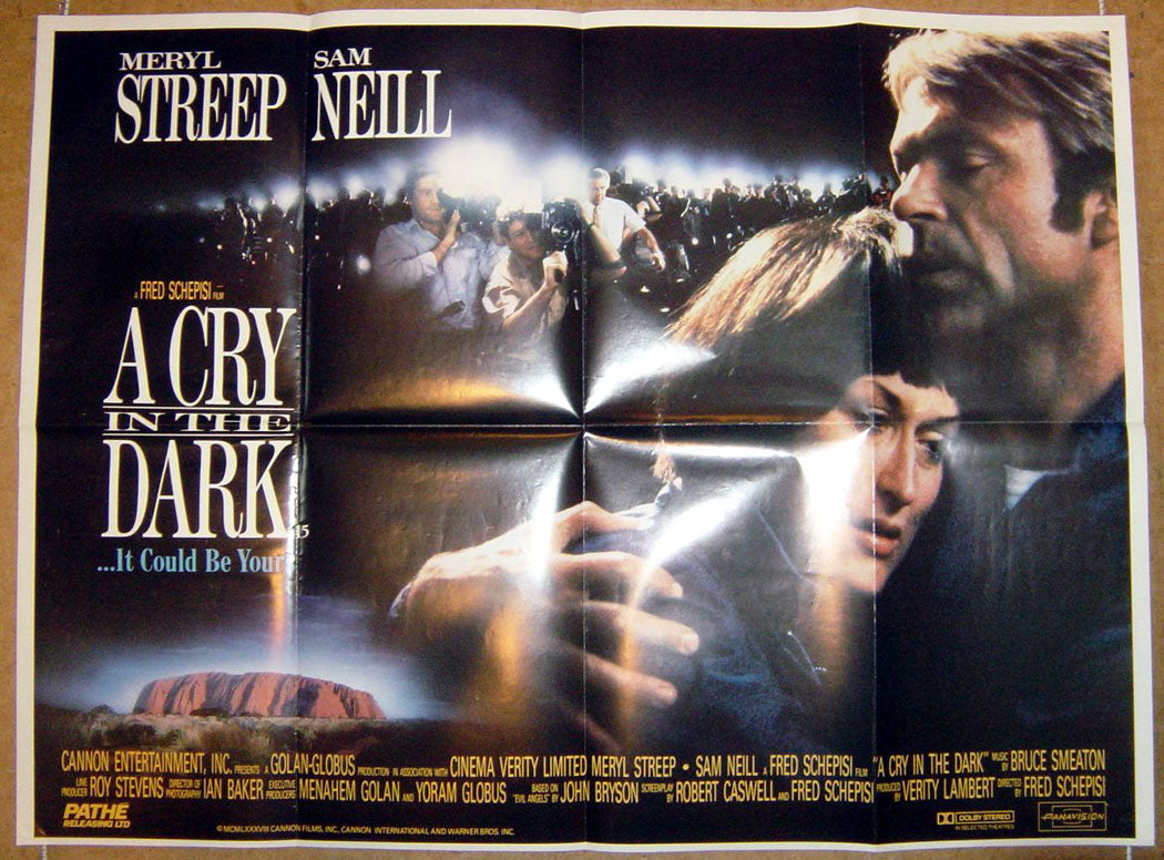 A Cry In The Dark Original Quad Movie Poster