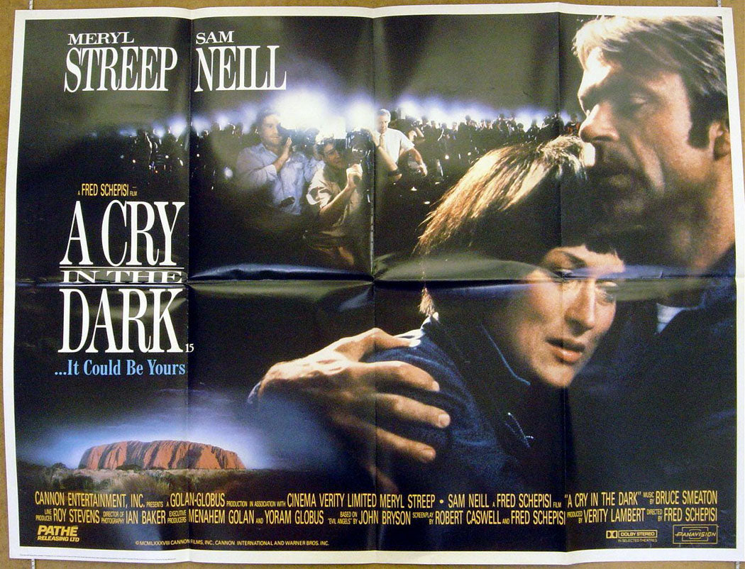 A Cry In The Dark Original Quad Movie Poster