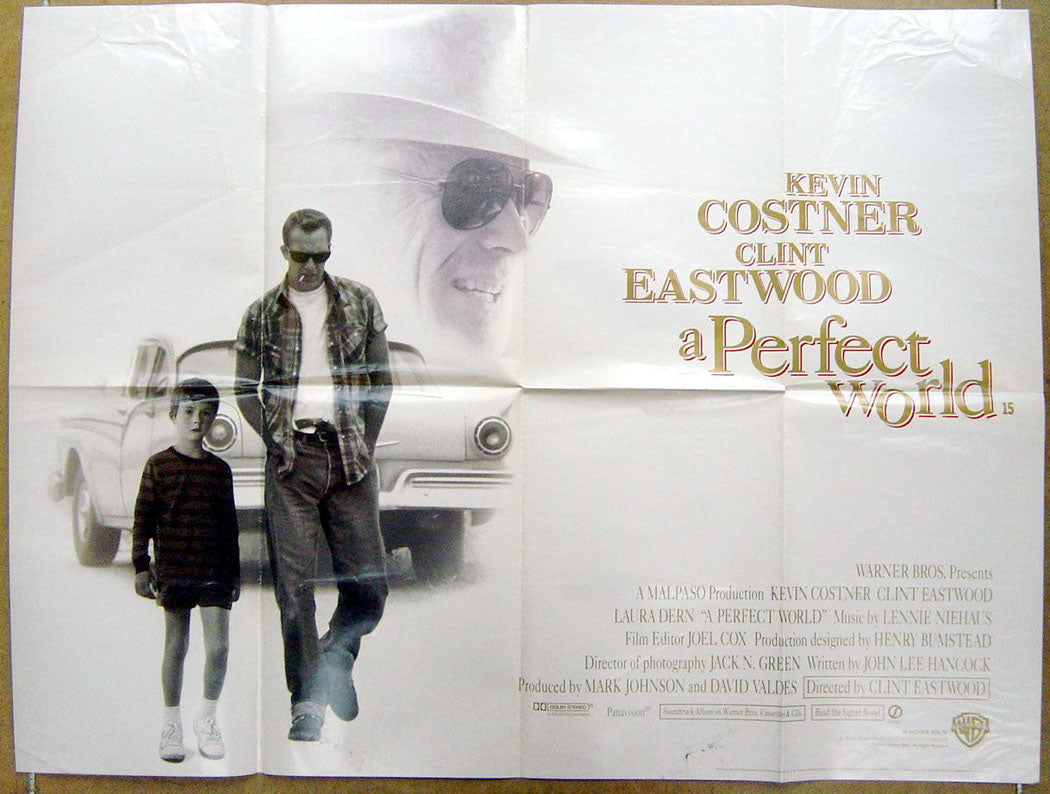 A PERFECT WORLD Original Quad Movie Poster