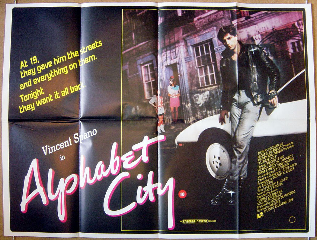 Alphabet City Original Quad Movie Poster