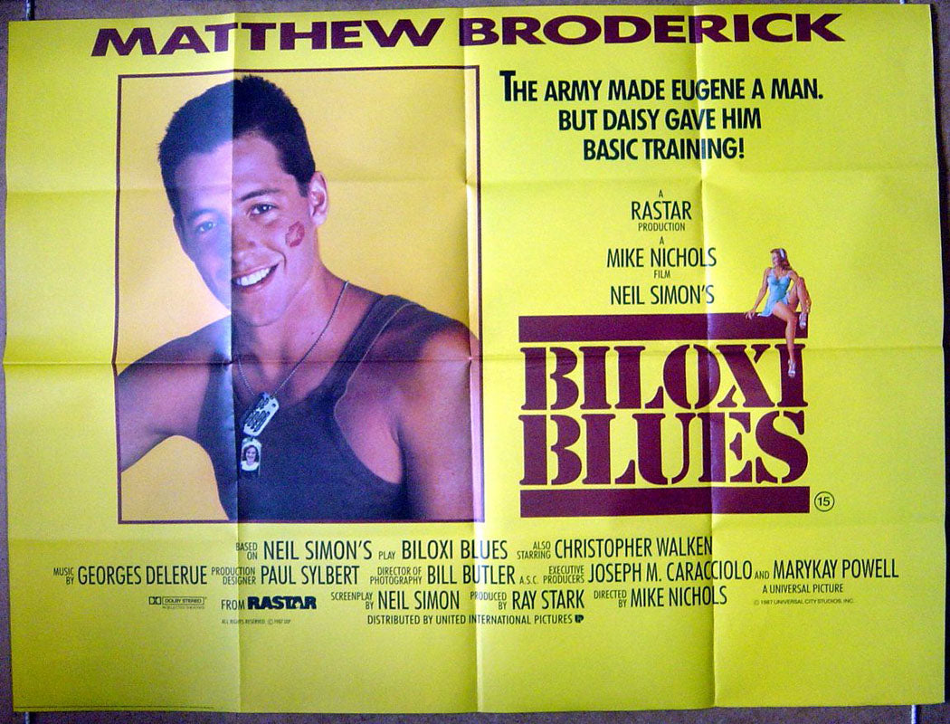 Biloxi Blues Original Quad Movie Poster