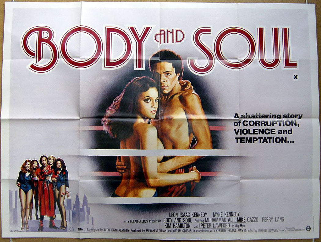 Body And Soul (Artwork by Chantrell) Original Quad Movie Poster