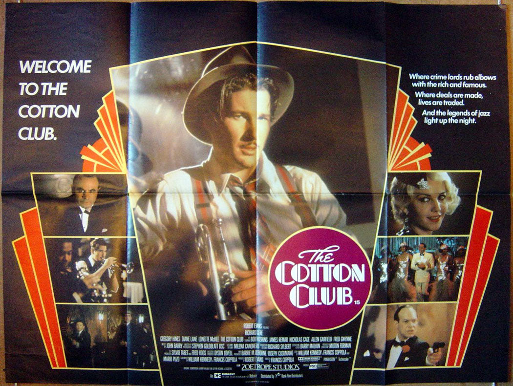 The Cotton Club Original Quad Movie Poster