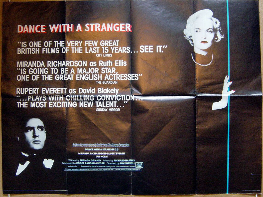 Dance With A Stranger Original Quad Movie Poster