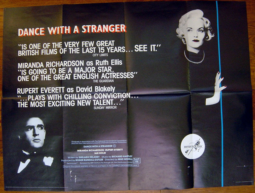 Dance With A Stranger Original Quad Movie Poster