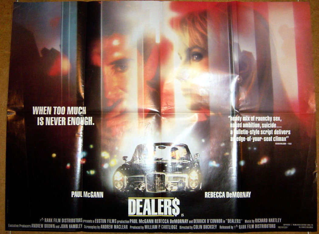 Dealers Original Quad Movie Poster