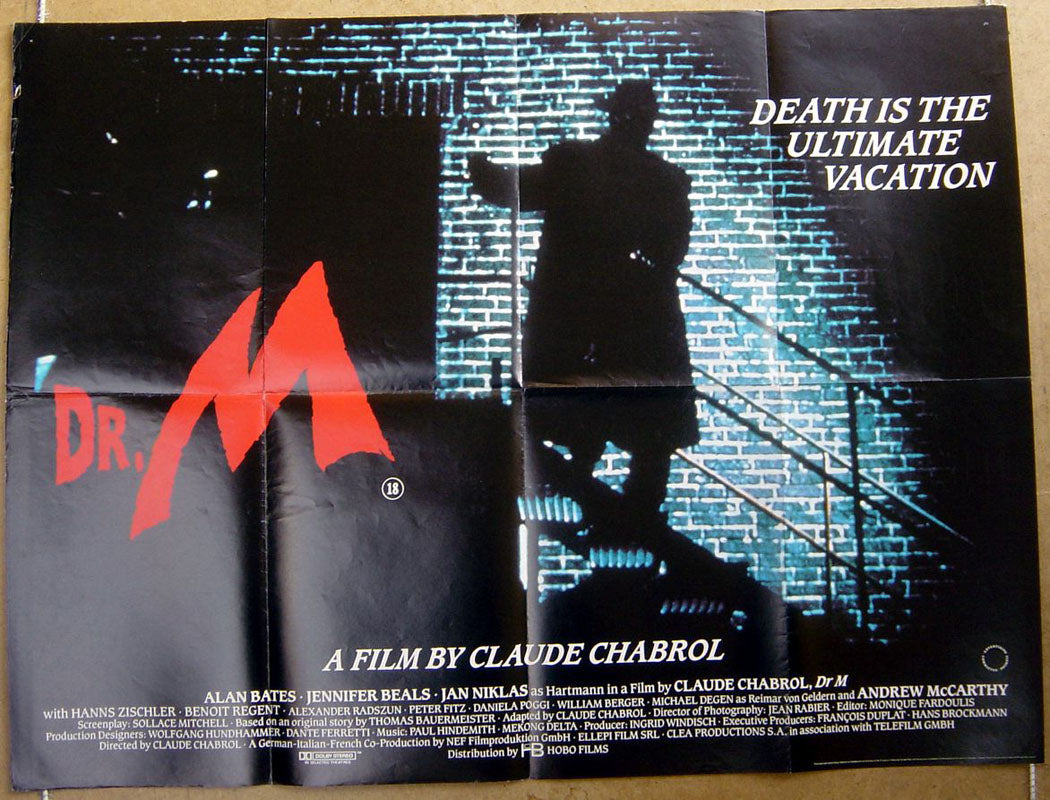 Dr. M (a.k.a. Club Extinction) Original Quad Movie Poster