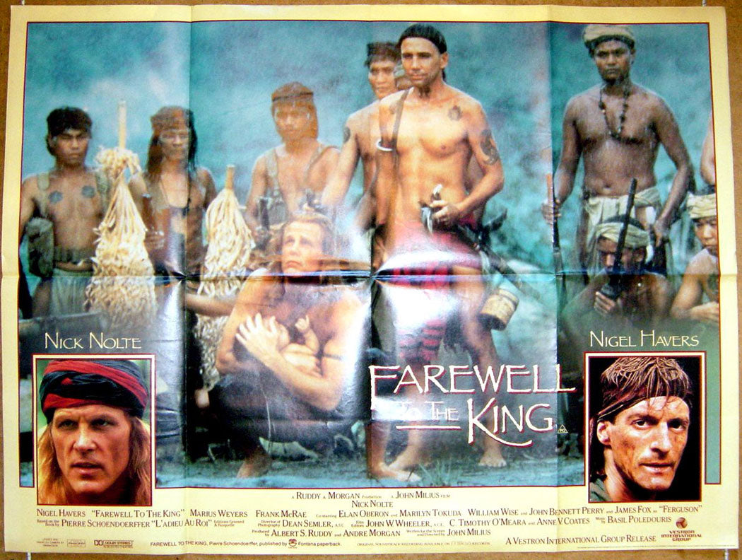 Farewell To The King Original Quad Movie Poster