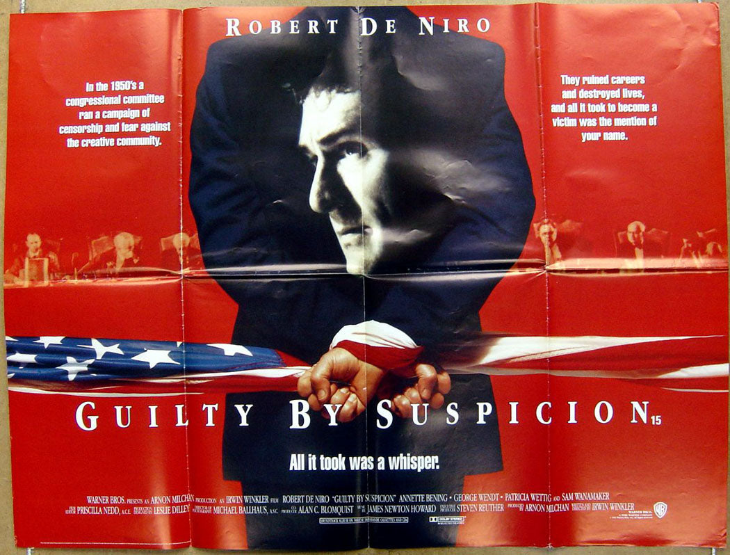 Guilty By Suspicion Original Quad Movie Poster