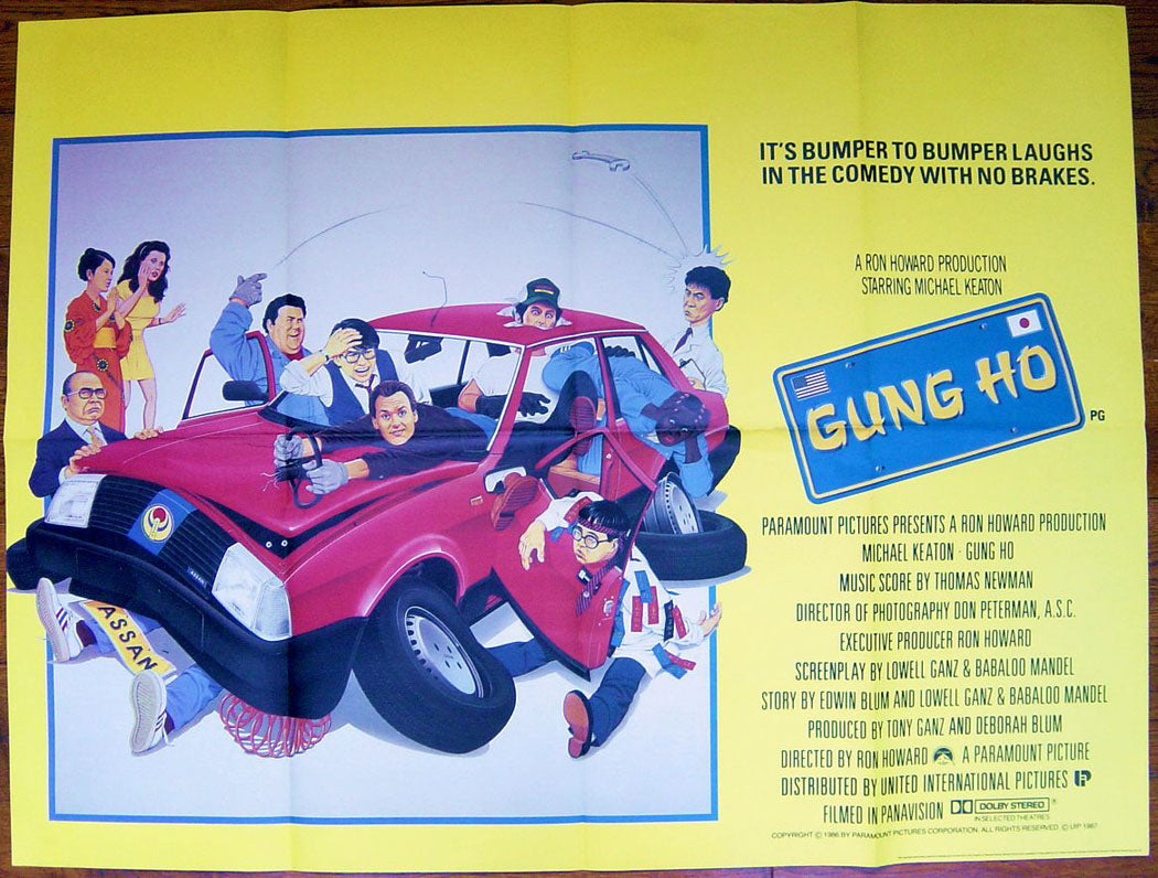 Gung Ho Original Quad Movie Poster