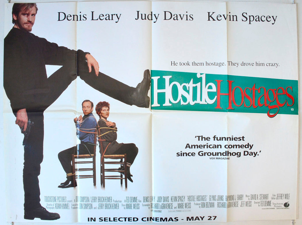 Hostile Hostages Original British Quad Poster - Movie Poster