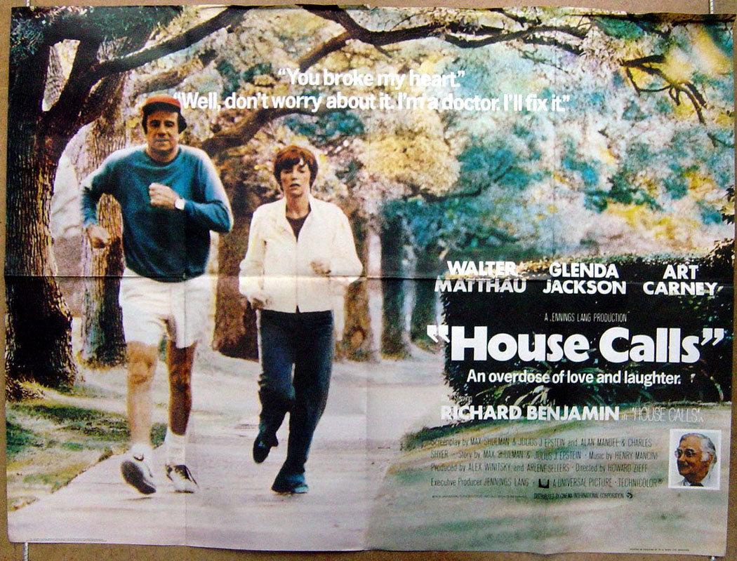 House Calls Original Quad Movie Poster