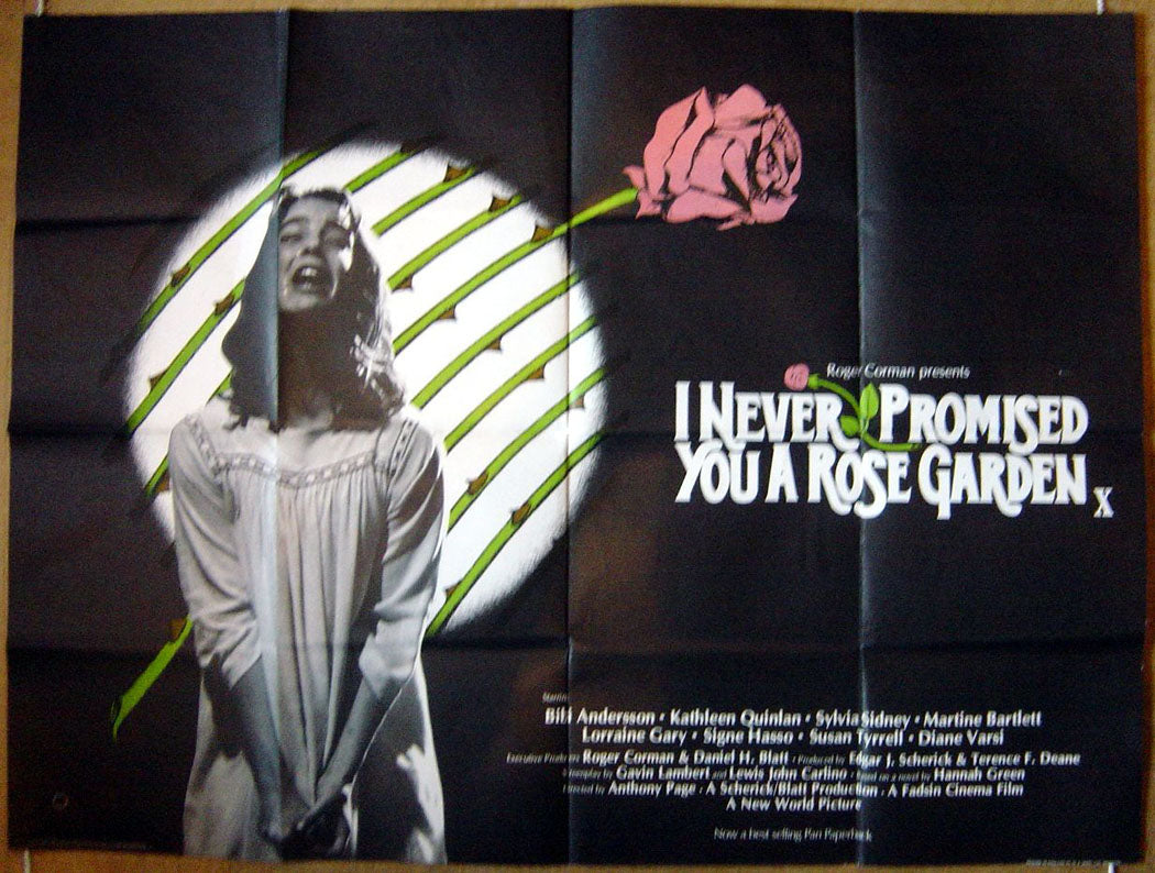 I Never Promised You A Rose Garden Original Quad Movie Poster