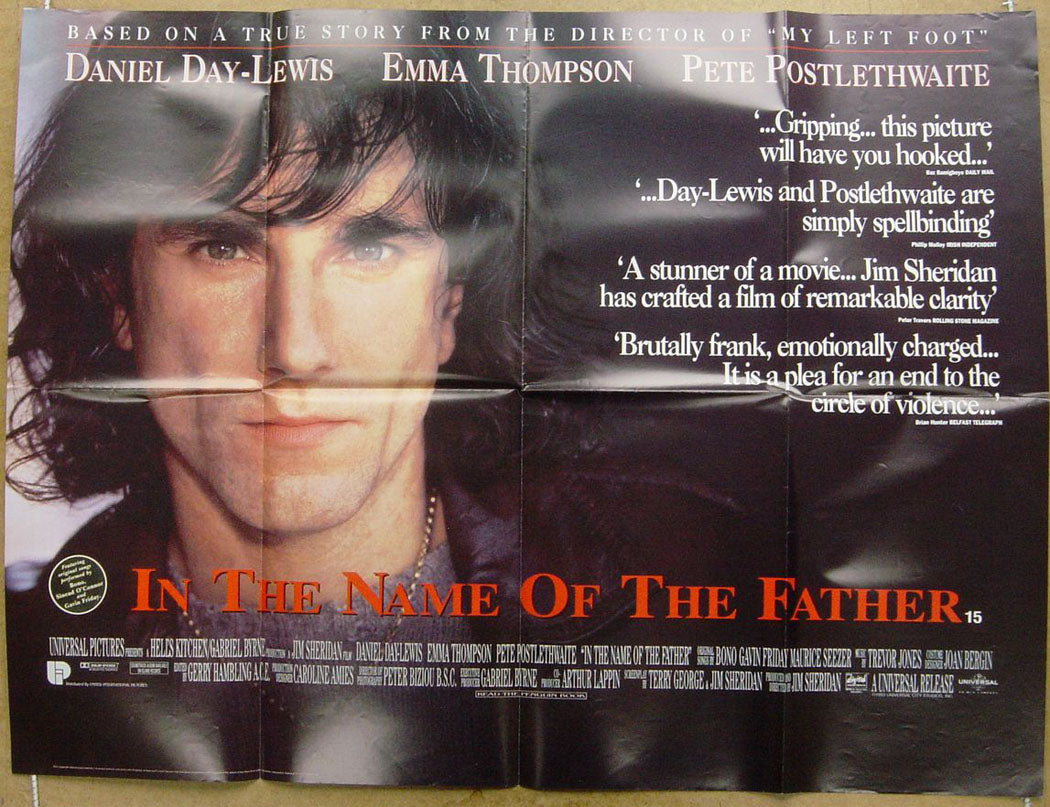 In The Name Of The Father Original Quad Movie Poster