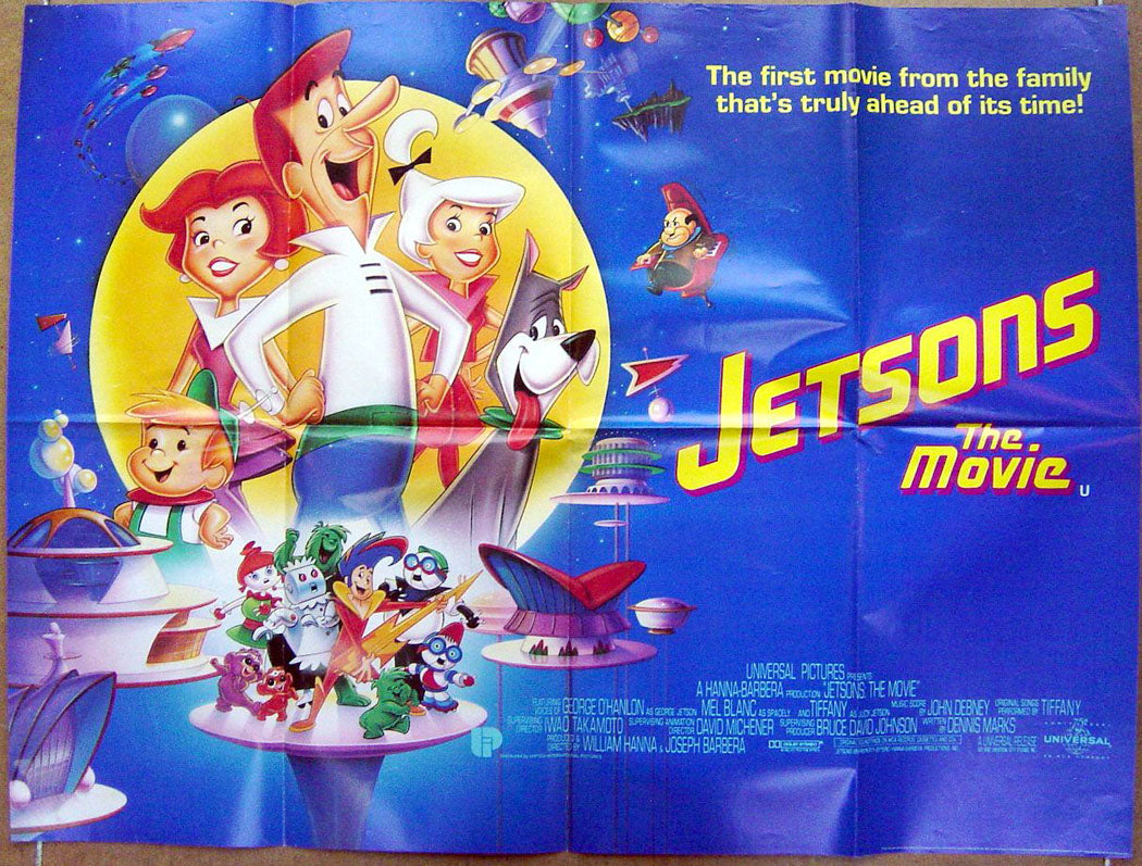 Jetsons : The Movie Original Quad Movie Poster