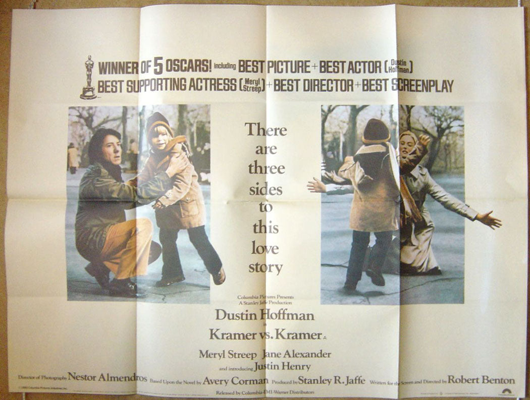 Kramer vs Kramer Original Quad Movie Poster