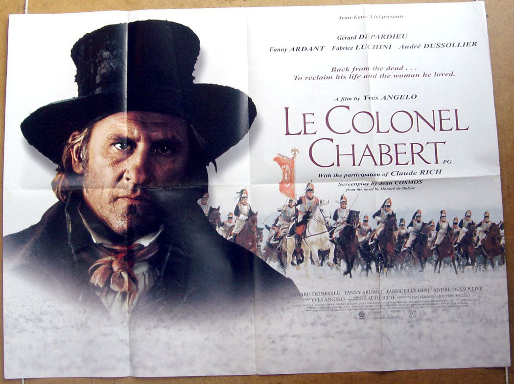Le Colonel Chabet Original Quad Movie Poster