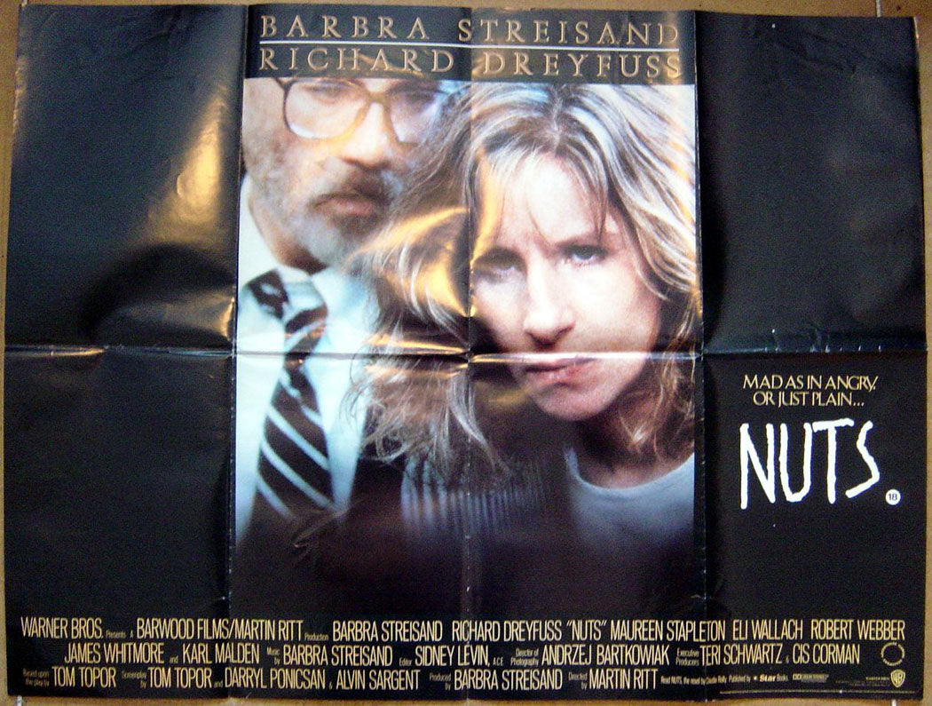 Nuts Original Quad Movie Poster