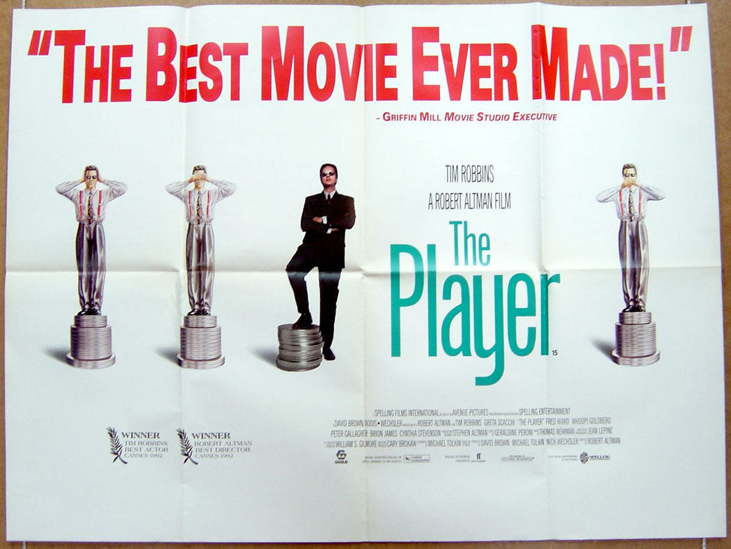 The Player Original Quad Movie Poster