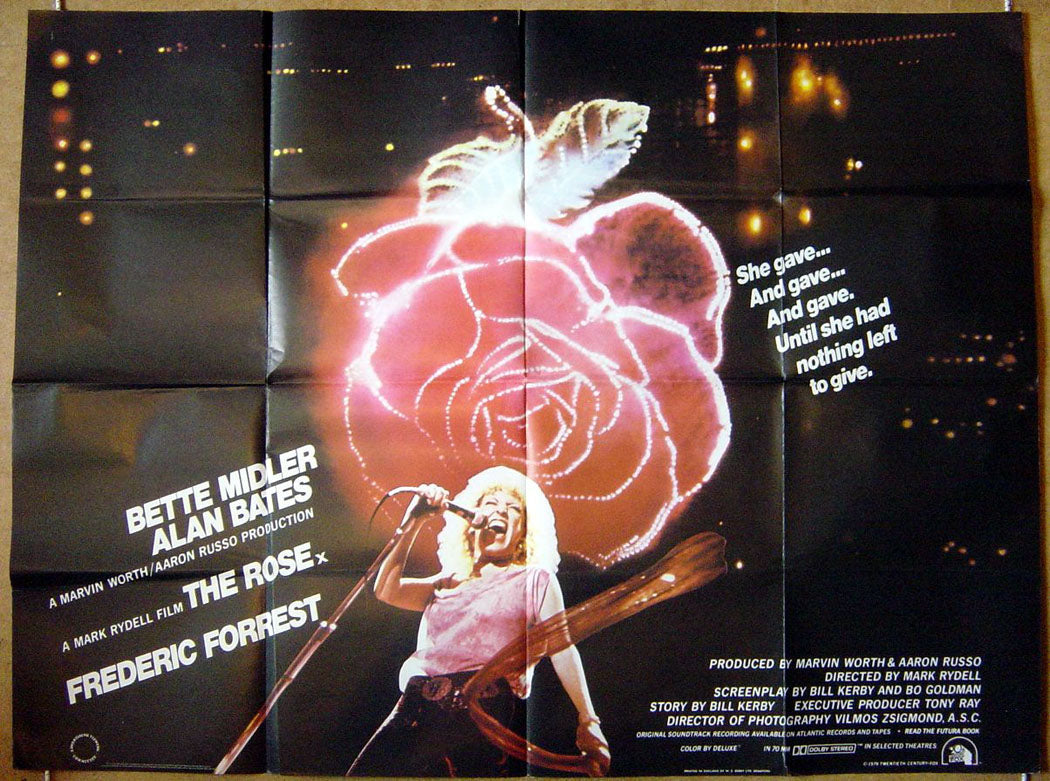The Rose Original Quad Movie Poster