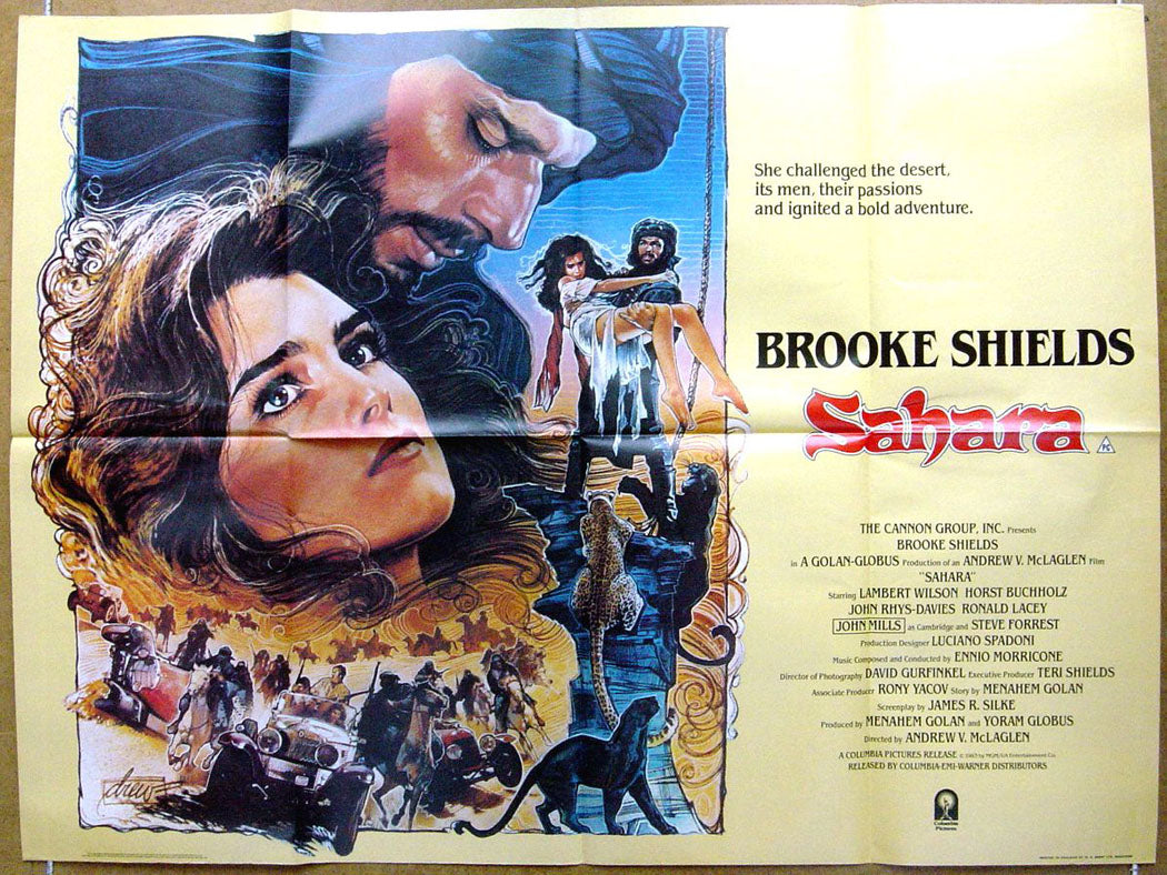 Sahara Original Quad Movie Poster